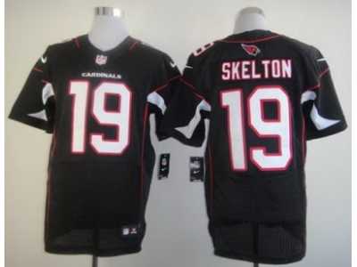 Nike NFL Arizona Cardinals #19 John Skelton Black Jerseys(Elite)
