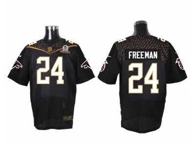 2016 PRO BOWL Nike Atlanta Falcons #24 Devonta Freeman black jerseys(Elite)