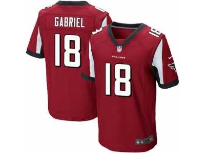 Men's Nike Atlanta Falcons #18 Taylor Gabriel Elite Red Team Color NFL Jersey
