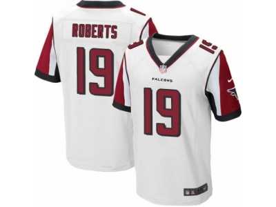 Men's Nike Atlanta Falcons #19 Andre Roberts Elite White NFL Jersey
