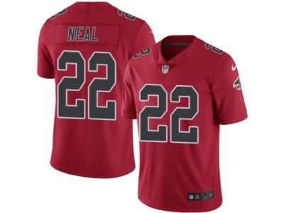 Men's Nike Atlanta Falcons #22 Keanu Neal Elite Red Rush NFL Jersey