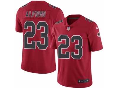 Men's Nike Atlanta Falcons #23 Robert Alford Elite Red Rush NFL Jersey