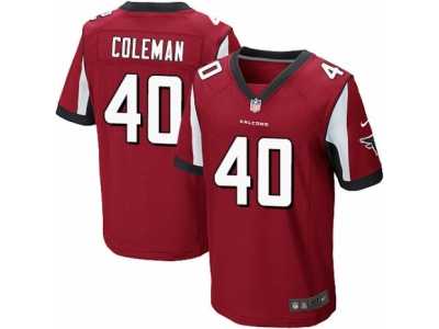 Men's Nike Atlanta Falcons #40 Derrick Coleman Elite Red Team Color NFL Jersey
