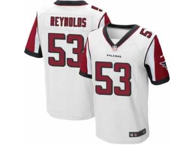 Men's Nike Atlanta Falcons #53 LaRoy Reynolds Elite White NFL Jersey