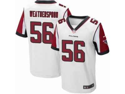 Men's Nike Atlanta Falcons #56 Sean Weatherspoon Elite White NFL Jersey
