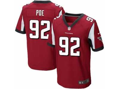 Men's Nike Atlanta Falcons #92 Dontari Poe Elite Red Team Color NFL Jersey