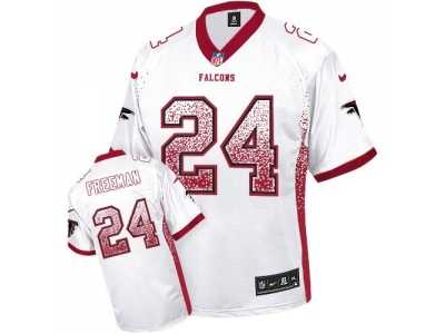 Nike Atlanta Falcons #24 Devonta Freeman White Men's Stitched NFL Elite Drift Fashion Jersey