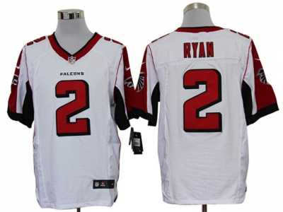 Nike NFL Atlanta Falcons #2 Matt Ryan White Jerseys(Elite)