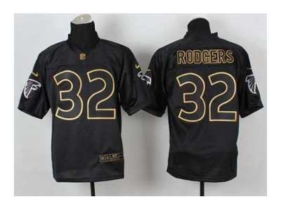 Nike jerseys atlanta falcons #32 rodgers black[Elite gold lettering fashion][rodgers]