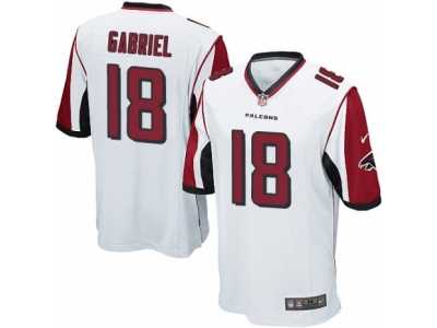 Men's Nike Atlanta Falcons #18 Taylor Gabriel Game White NFL Jersey