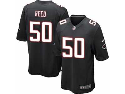 Men's Nike Atlanta Falcons #50 Brooks Reed Game Black Alternate NFL Jersey