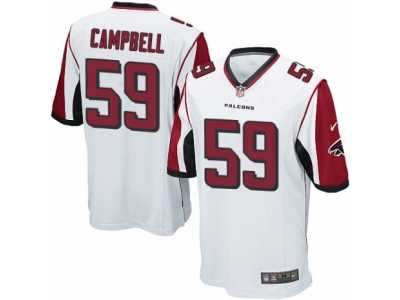 Men's Nike Atlanta Falcons #59 De'Vondre Campbell Game White NFL Jersey