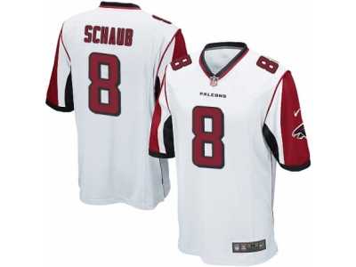 Men's Nike Atlanta Falcons #8 Matt Schaub Game White NFL Jersey