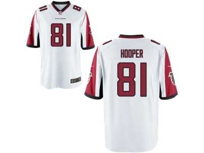 Men's Nike Atlanta Falcons #81 Austin Hooper Game White NFL Jersey