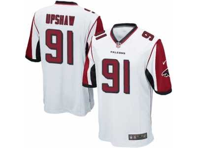 Men's Nike Atlanta Falcons #91 Courtney Upshaw Game White NFL Jersey