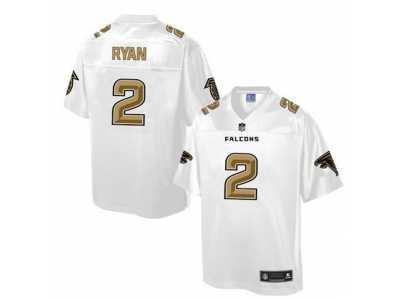 Nike Atlanta Falcons #2 Matt Ryan White Men's NFL Pro Line Fashion Game Jersey