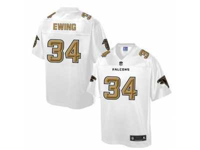 Nike Atlanta Falcons #34 Bradie Ewing White Men's NFL Pro Line Fashion Game Jersey