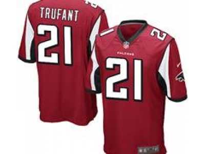 Nike NFL Atlanta Falcons #21 Desmond Trufant Red Jerseys(Game)