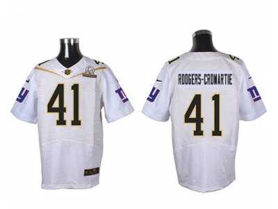 2016 Pro Bowl Nike New York Giants #41 Dominique Rodgers-Cromartie white Jerseys(Elite)