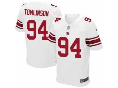 Men's Nike New York Giants #94 Dalvin Tomlinson Elite White NFL Jersey