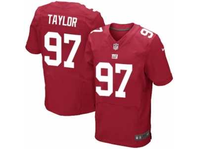 Men's Nike New York Giants #97 Devin Taylor Elite Red Alternate NFL Jersey