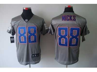 Nike NFL new york giants #88 nicks grey jerseys[Elite shadow]