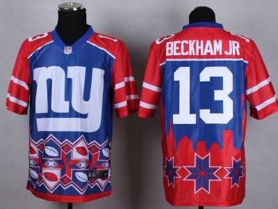 Nike New York Giants #13 Odell Beckham Jerseys(Style Noble Fashion Elite)