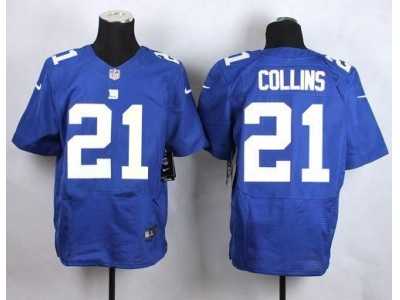 Nike New York Giants #21 Landon Collins Royal Blue jerseys(Elite)