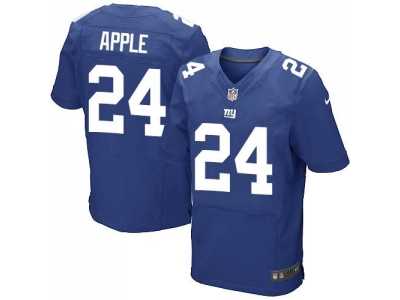 Nike New York Giants #24 Eli Apple Royal Blue Team Color Men's Stitched NFL Elite Jersey
