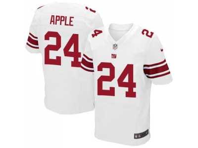 Nike New York Giants #24 Eli Apple White Men's Stitched NFL Elite Jersey