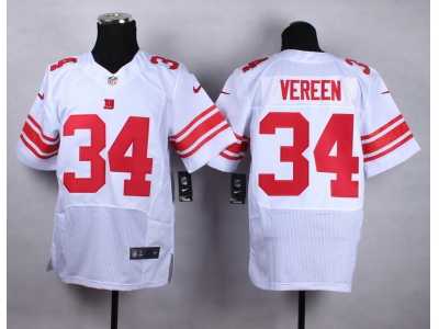 Nike New York Giants #34 Shane Vereen white Jerseys(Elite)