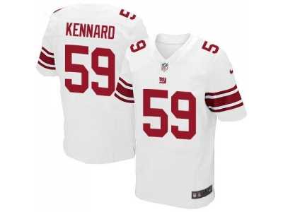 Nike New York Giants #59 Devon Kennard white Jerseys(Elite)