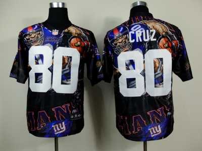 Nike New York Giants #80 Cruz camo jerseys[Elite Fanatical version]