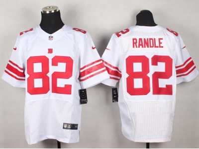 Nike New York Giants #82 Rueben Randle white Jerseys(Elite)