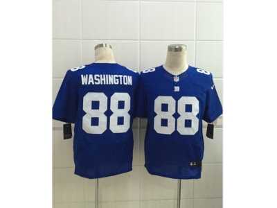 Nike New York Giants #88 Washington blue jerseys[Elite Washington]