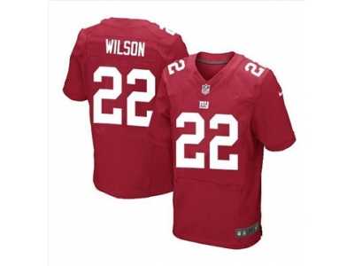 Nike nfl jerseys new york giants #22 wilson red[Elite]