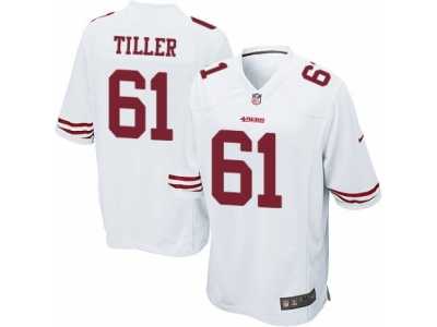 Men's Nike San Francisco 49ers #61 Andrew Tiller Game White NFL Jersey