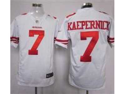 Nike NFL San Francisco 49ers #7 Colin Kaepernick white Jerseys(Game)
