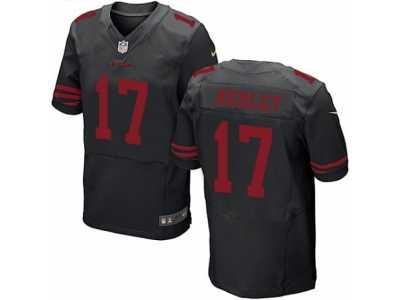 Men's Nike San Francisco 49ers #17 Jeremy Kerley Elite Black NFL Jersey