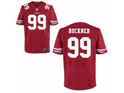 Men's San francisco 49ers #99 Deforest Buckner Red Elite jersey