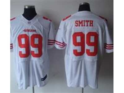 Nike NFL San Francisco 49ers #99 Aldon Smith White Elite jerseys