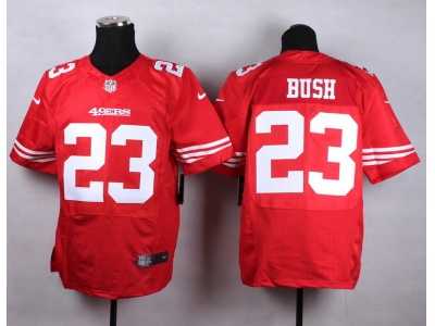 Nike San Francisco 49ers #23 Reggie Bush red Jerseys(Elite)