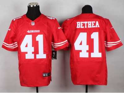 Nike San Francisco 49ers #41 Antoine Bethea red Jerseys(Elite)