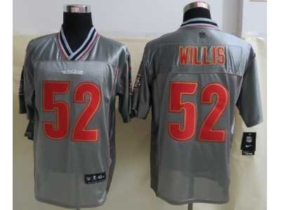 Nike San Francisco 49ers #52 Willis Grey Jerseys(Vapor Elite)