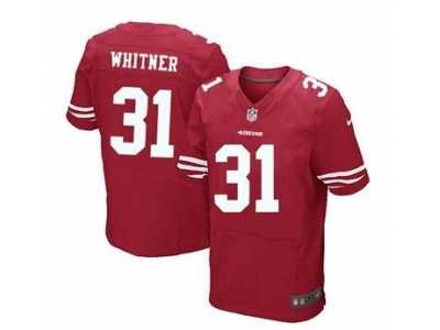 Nike jerseys san francisco 49ers #31 whitner red[Elite]