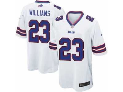 Men's Nike Buffalo Bills #23 Aaron Williams Game White NFL Jersey