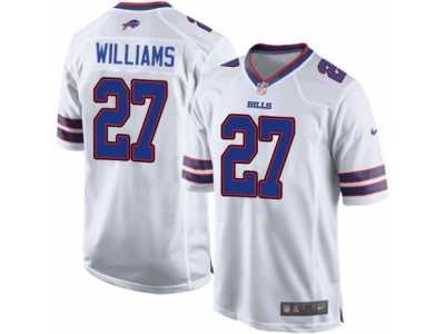 Men\'s Nike Buffalo Bills #27 Duke Williams Game White NFL Jersey