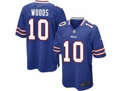 Nike Buffalo Bills #10 Robert Woods Blue jerseys[Game]