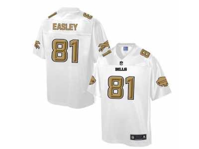 Nike Buffalo Bills #81 Marcus Easley White Men's NFL Pro Line Fashion Game Jersey