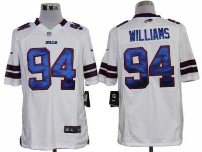 Nike Buffalo Bills #94 Williams White Game Jerseys
